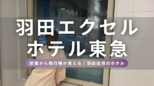 【絶景】お風呂から飛行機が見えるホテル「羽田エクセルホテル東急」がすごかった！