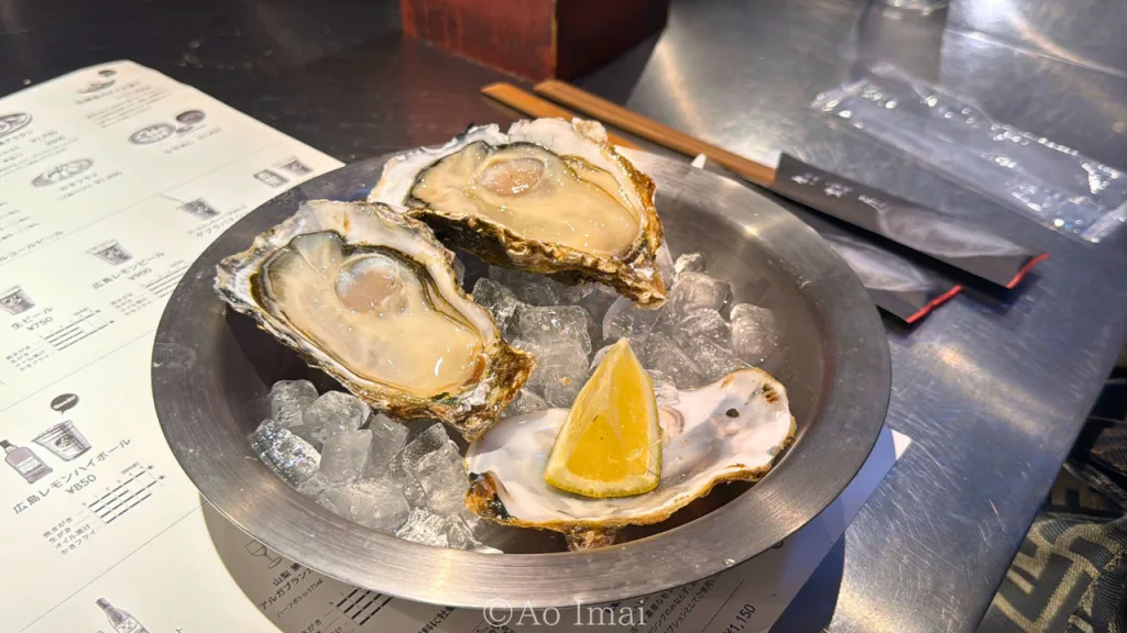 牡蠣屋の「生牡蠣」