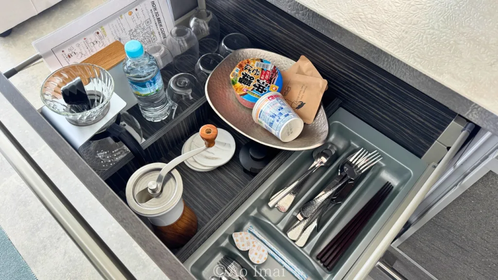 Yuki Suite Kourijimaの「クレタ」に完備の調理器具の画像