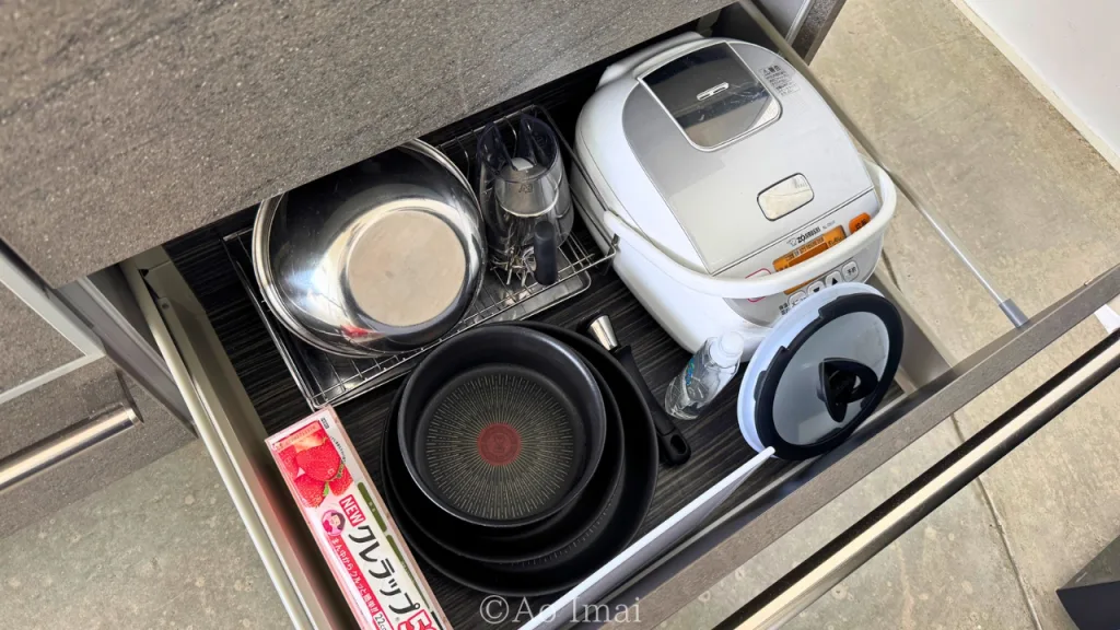 Yuki Suite Kourijimaの「クレタ」に完備の調理器具の画像