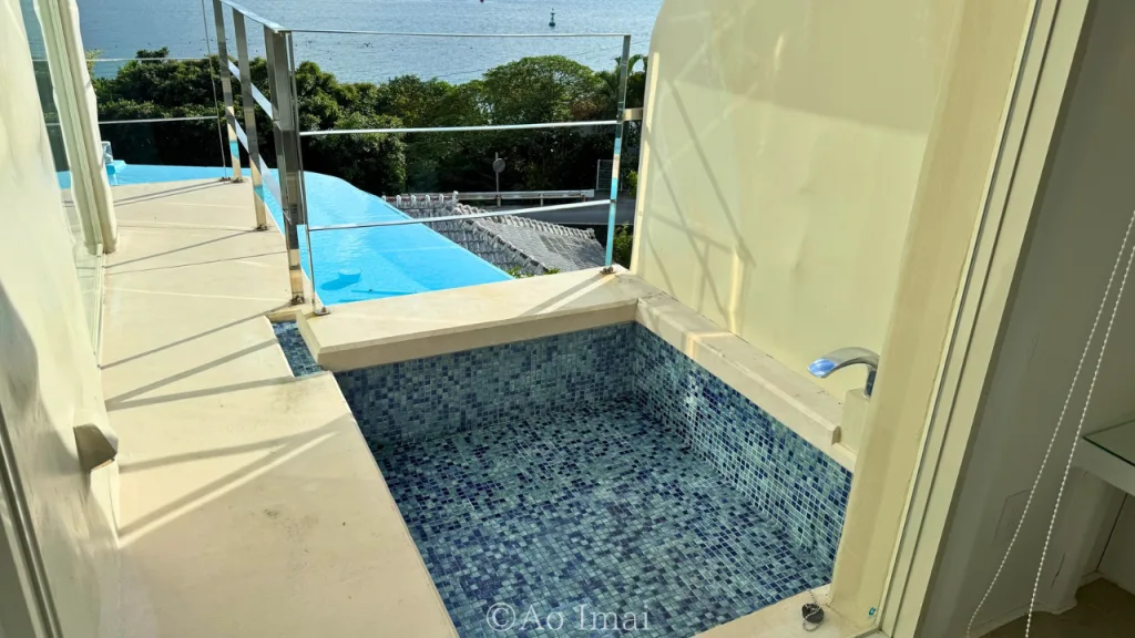 Yuki Suite Kourijimaの「クレタ」のインフィニティ露天風呂の画像