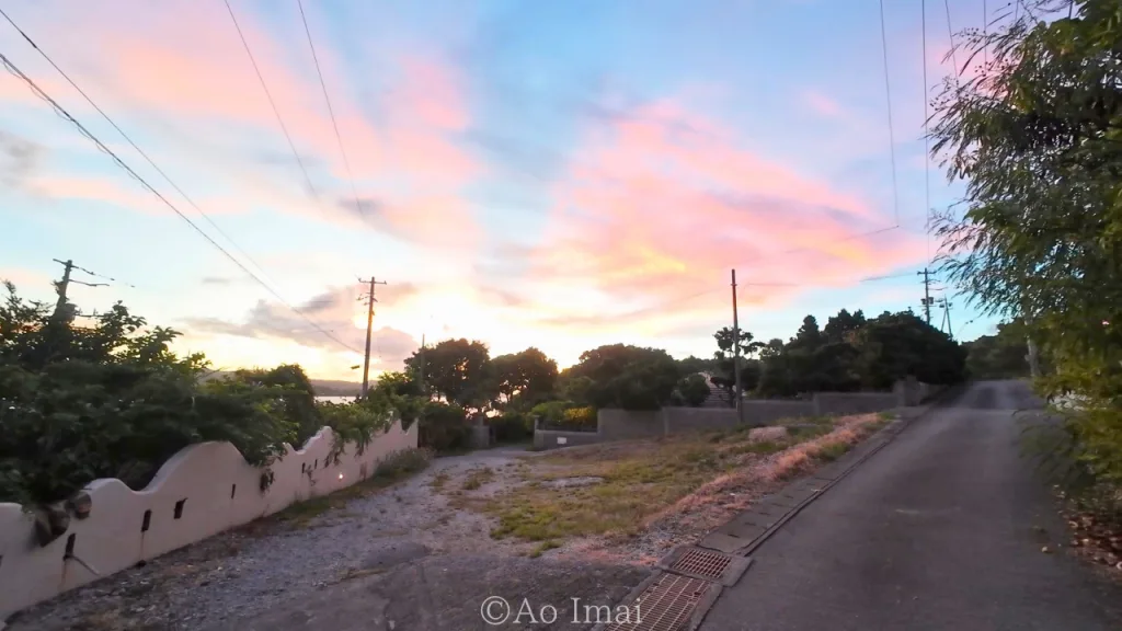 Yuki Suite Kourijimaから見える夕方の景色画像