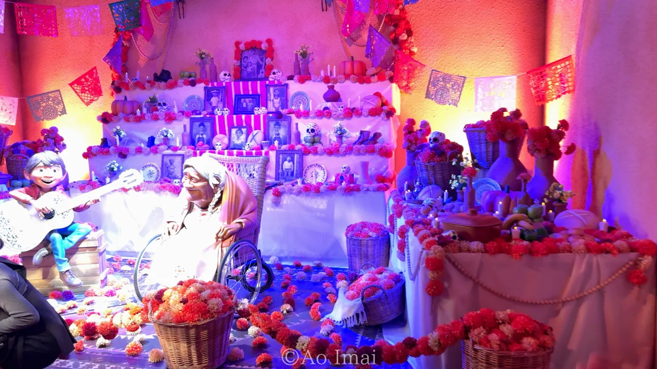 【ピクサーの世界展】リメンバーミーの展示